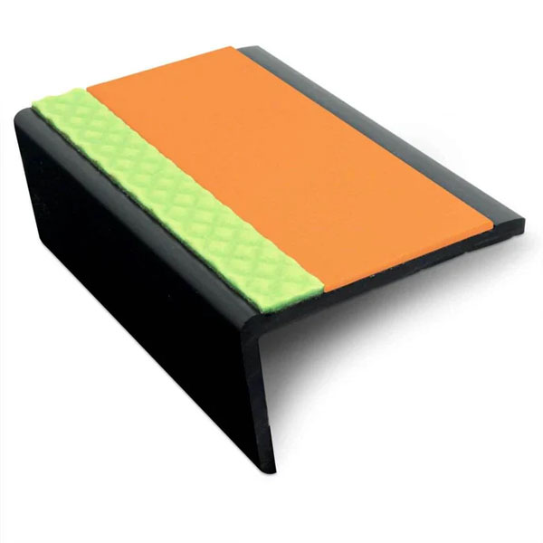 62.5mm x 35mm Aluminator Slimline PVC Non Slip Stair Nosing