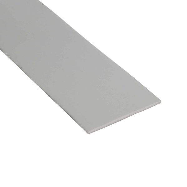 63mm x 32mm Aluminium Rakeback Stair Nosing With PVC Insert