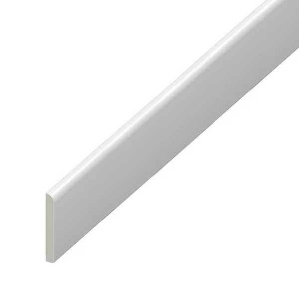 65mm UPVC Skirting Board Architrave Trim Flat Design