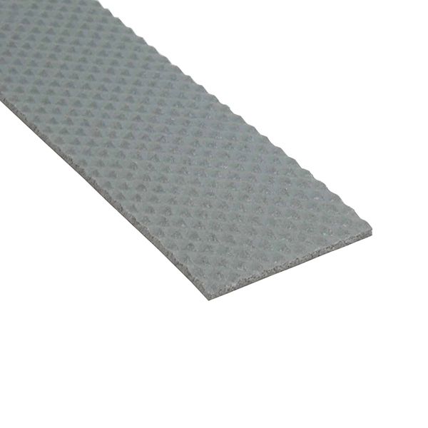 Anti-slip 71mm x 55mm Bullnose Stair Nosing With Tredsafe PVC Insert