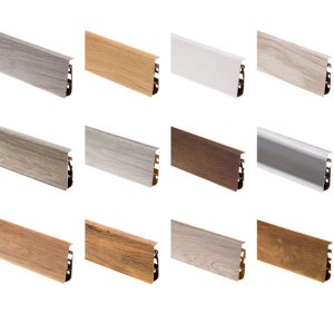Accessories and PVC Skirting Board Flooring Trim in Oak Cantabrian 