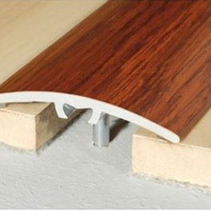 Aluminium 40mm Wood Effect Door Floor Bar Edge Trim Threshold