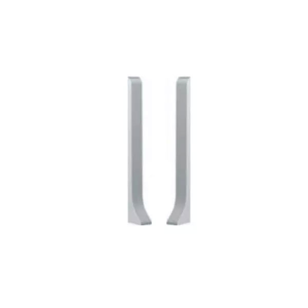 Aluminium Anodized 80mm High Waterproof Skirting Board with PVC Accessories