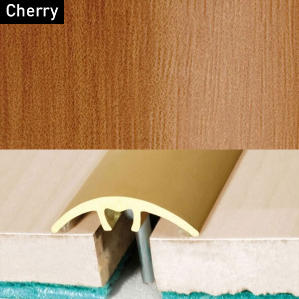 Aluminium Wood Effect Door Threshold for Connecting Wooden, Laminate, Carpet, Vinly Floors