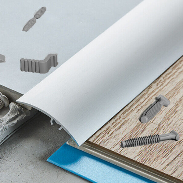 Self-Adhesive Anodized Aluminium Door Edge Trim for Floor Bars and Thresholds