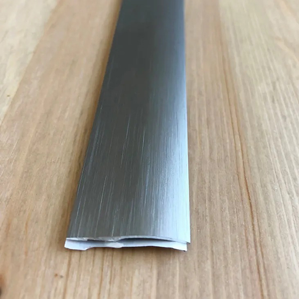 Brushed Aluminium 26mm Wide Threshold Ramp Door Floor Bar Edge Trim