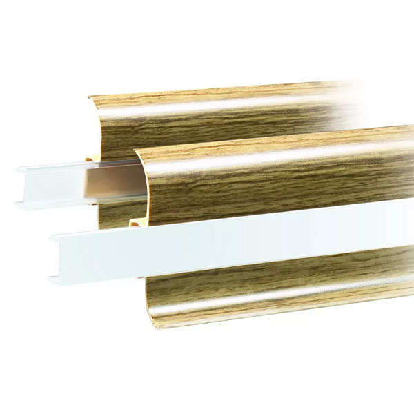 Caucasian Ash Accessories and PVC Skirting Board Flooring Trim 