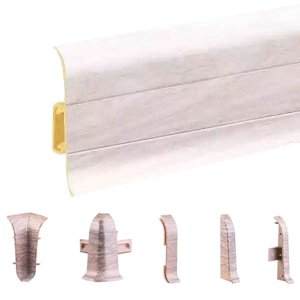 Caucasian Ash Accessories and PVC Skirting Board Flooring Trim 