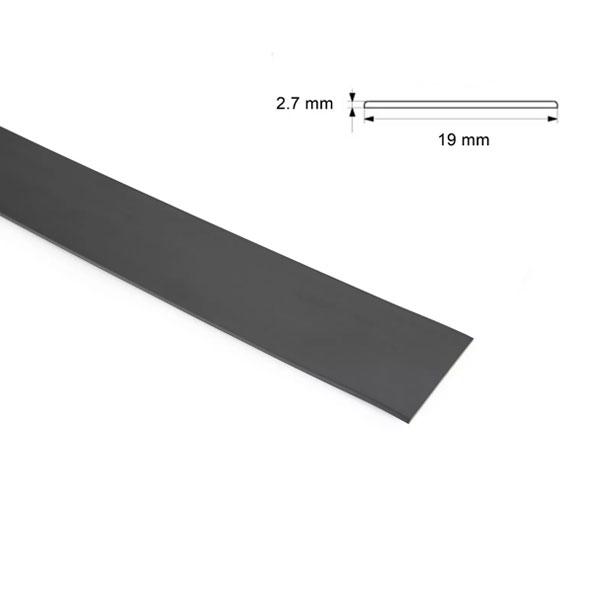 Durable PVC Architrave Cover Flat Bar - 1m Long