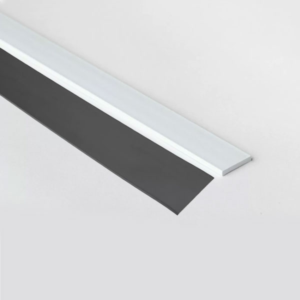 Durable PVC Architrave Cover Flat Bar - 1m Long