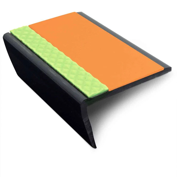 Hard Nose Bullnose PVC Stair Nosing – Non Slip Finish