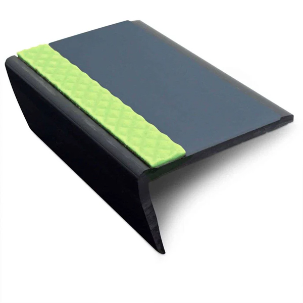 Hard Nose Bullnose PVC Stair Nosing – Non Slip Finish