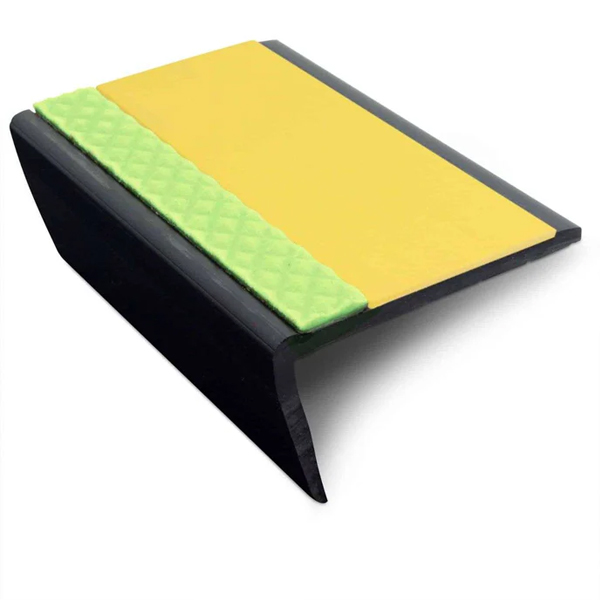 Hard Nose Bullnose PVC Stair Nosing – Non Slip Finish
