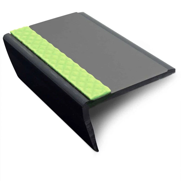 Hard Nose Bullnose PVC Stair Nosing – Non Slip Finish