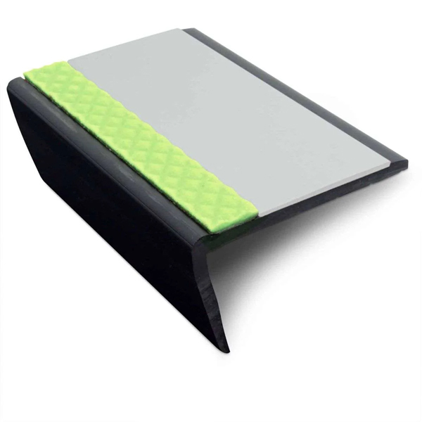 Hard Nose Bullnose PVC Stair Nosing – Non Slip Finish