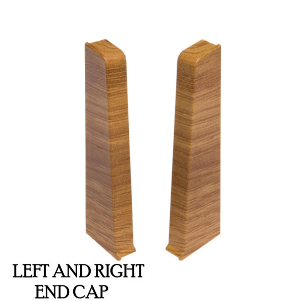 Light Grey Oak PVC Skirting Board & Accessories – Cable Management & Flexible Edges