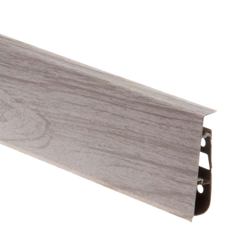 Light Grey Oak PVC Skirting Board & Accessories – Cable Management & Flexible Edges