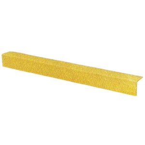 Medium Grit Stair Nosing Cover 70mm x 30mm Anti-Slip -  Yellow