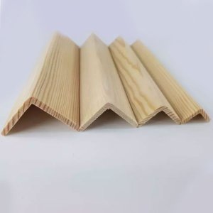 Moulding Beading Angle Trim Wooden Timber Edging Corner - 1 Meter Long