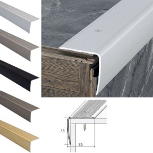 Non Slip Aluminum Stairs Nosing For Edges Protection
