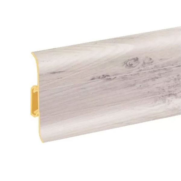 Oak Chillout PVC Skirting Board & Accessories Cable Cover with Flexible Edges