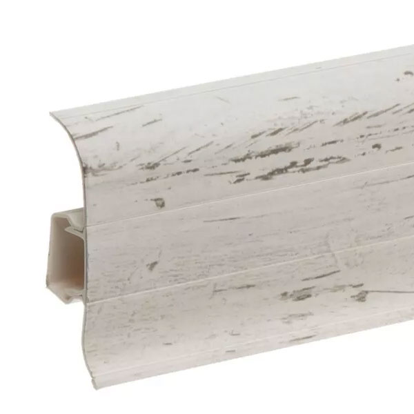 Oak Fresco PVC Skirting Board & Accessories Cable Cover with Flexible Edges 