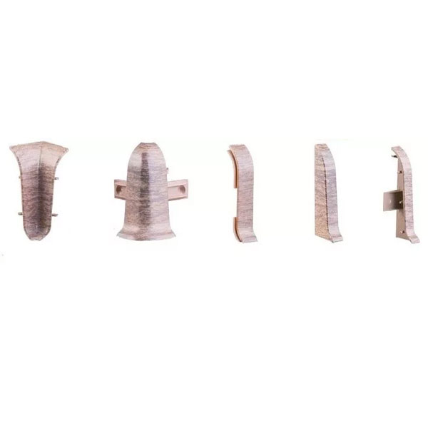 Oak Fresco PVC Skirting Board & Accessories Cable Cover with Flexible Edges 