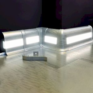 PVC 2.5 Metre Skirting Board Led Bars 