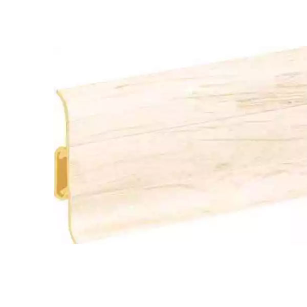 PVC Skirting Board Mountain Maple & Cable Cover with Flexible Edges Accessories