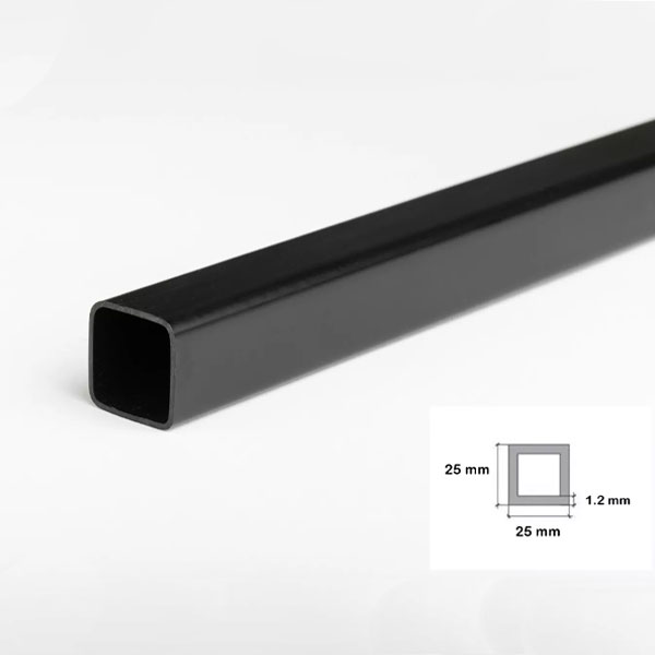 PVC Square Pipe, Box Section & Plastic Square Tubes 2.5m Long