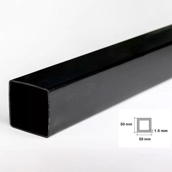PVC Square Pipe, Box Section & Plastic Square Tubes 2.5m Long