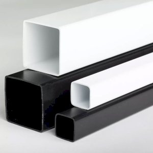 PVC Square Pipe, Box Section & Plastic Square Tubes 2.5m Long