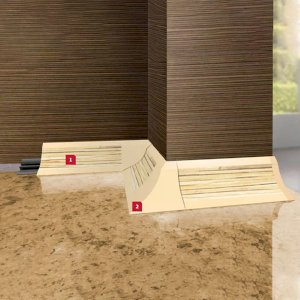 PVC Worktop Profile Trim 2.5m Long & 33mm Wide Edging Splashback Accessories