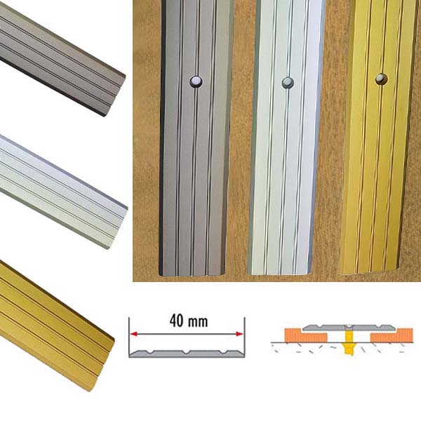  Robust Aluminium Rail Drilled For Doorways And Room Entryways