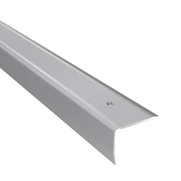 Screw Fix Non Slip 40mm x 30mm Aluminium Anodised Step Nosing Edge Trim