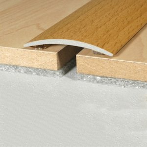 Self Adhesive 40mm Wood Effect Aluminium Door Bar Floor Edge Trim Threshold