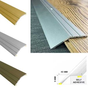 Self Adhesive Aluminium Door Trim Edge Strip For Laminate Floors 