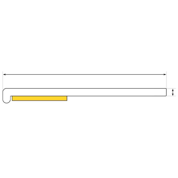 Self-Adhesive Flat White PVC Cover 6m Long Strip for Door & Window Architrave 