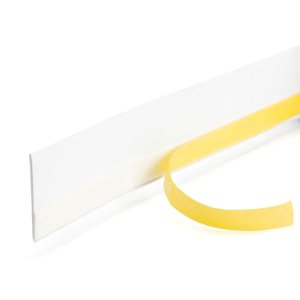 Self-Adhesive Flat White PVC Cover 6m Long Strip for Door & Window Architrave 