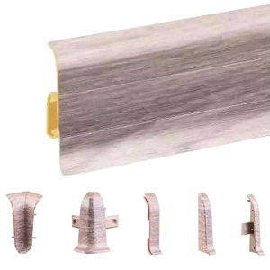  Skandynawian Oak PVC Skirting Board Flooring Trim & Accessories