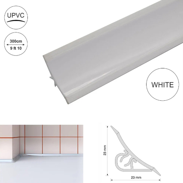 Splashback Worktop Profile Strip Edging Trim Kitchen Seal