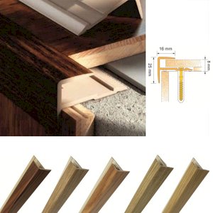 UPVC Push In Stair Nosing for Stair Laminate Edge Trim