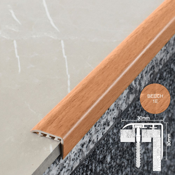 UPVC Stair Nosing Anti-Slip for Stair Treads
