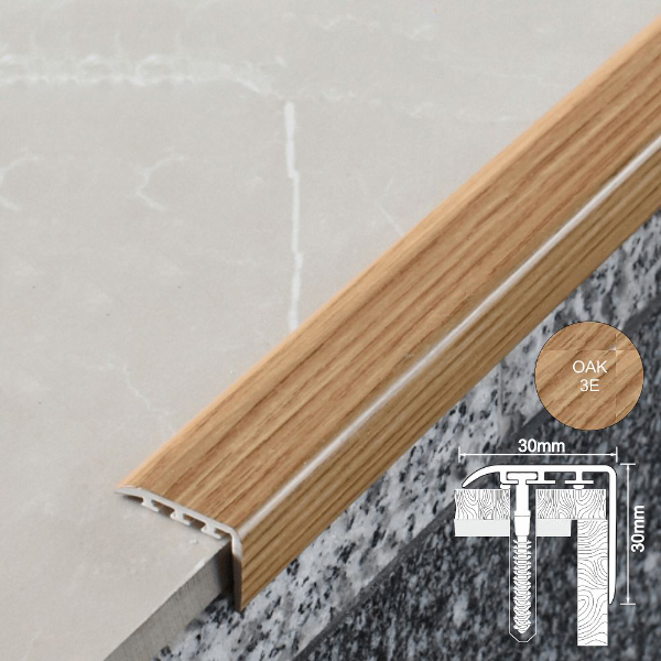 UPVC Stair Nosing Anti-Slip for Stair Treads