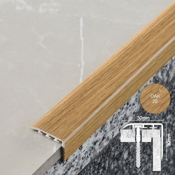 UPVC Stair Nosing Anti-Slip for Stair Treads