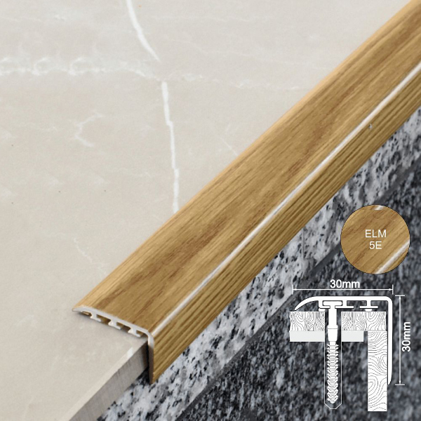 UPVC Stair Nosing Anti-Slip for Stair Treads