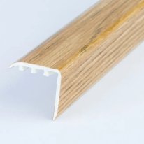 UPVC Wood Effect 30mm x 30mm Stair Nosing Edge Trim 